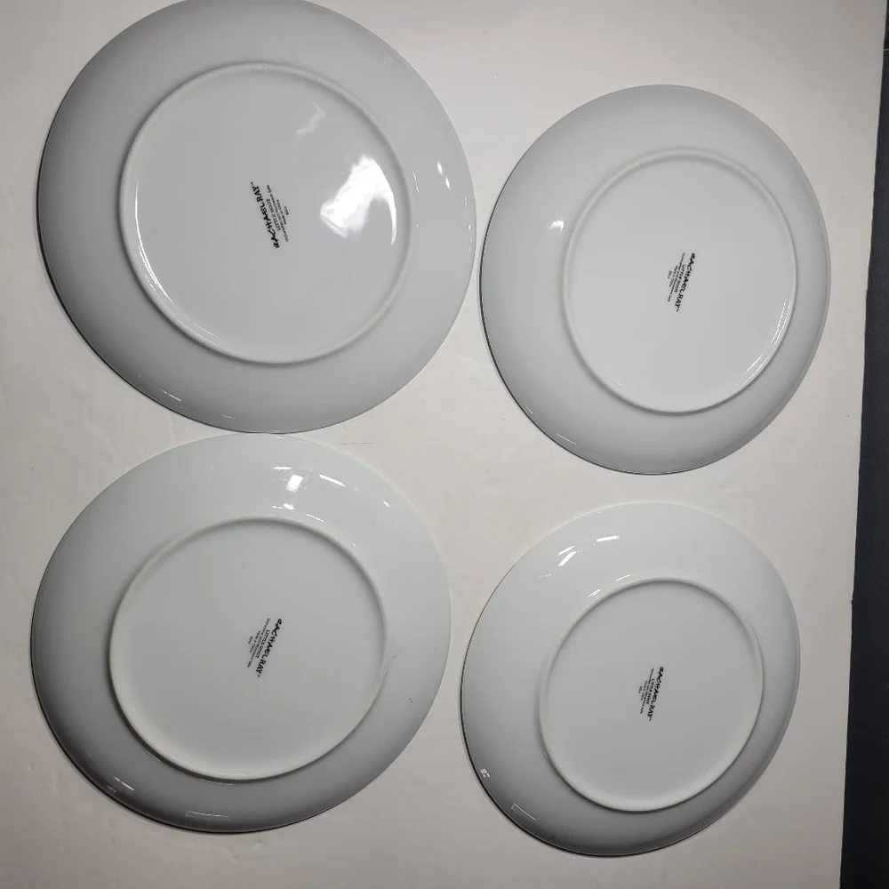 Set of 4 Little Hoot Owl Plates Rachael Ray Owl Plates, 8